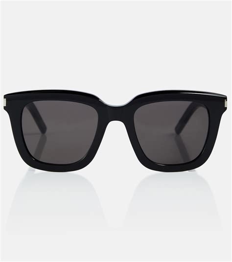 Square Acetate Sunglasses In Black Saint Laurent Mytheresa