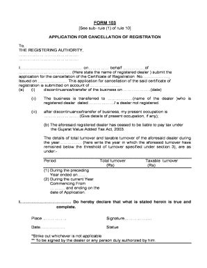 Fillable Online Form See Sub Rule Of Rule Application For