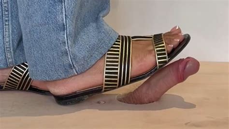 Christian Louboutin Flat Sandal Shoejob Cock Crush Uk Shoejob Clips4sale