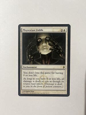 Mtg Phyrexian Unlife New Phyrexia Regular Rare Lp Ebay