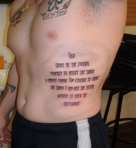 Tatouage Citation Courage