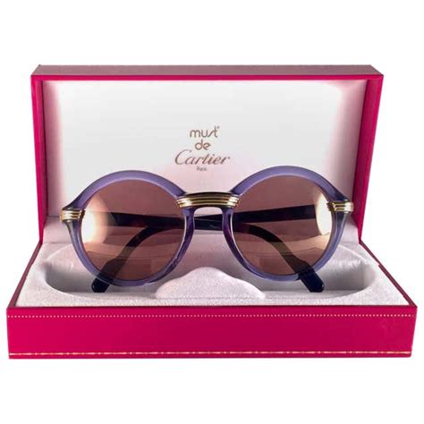 Cartier Rimless Sunglasses With Rose Pink Tinted Lenses At 1stdibs Pink Cartier Glasses