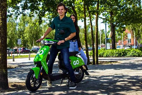 Go Sharing Electric Scooters Available In Rotterdam