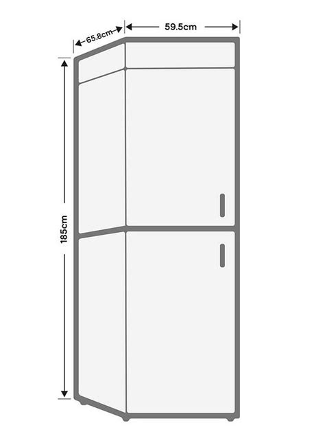 Hoover Hoce4t618ewsk 60 X 185cm E Rated Wtd Freestanding Fridge Freezer