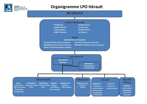 Organigramme Lpo Page Lpo Occitanie D L Gation