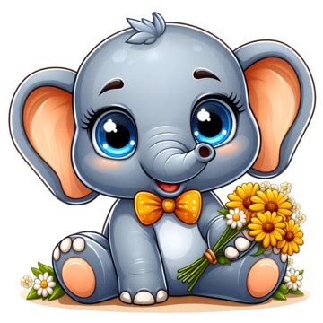 Cute Baby Elephant Sublimation Clipart Cute Elephant Elephant