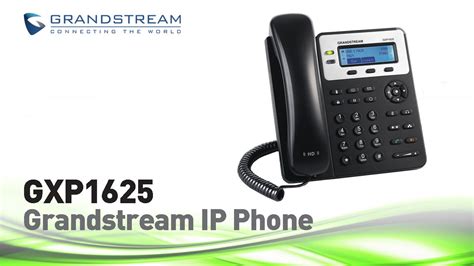 Grandstream GXP1620 and GXP1625 Small Business IP Phones - YouTube