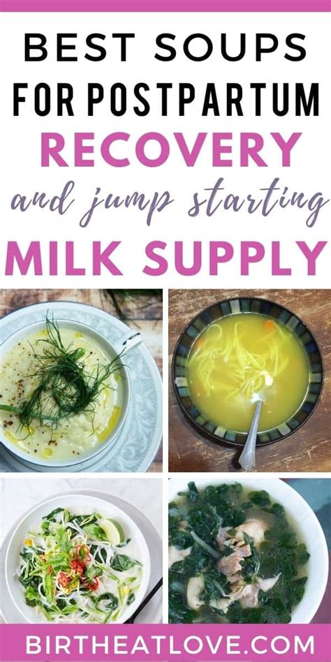 Healthy Soup Recipes For Breastfeeding Moms Birth Eat Love