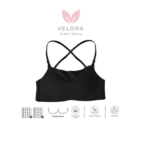 Jual Velora Bra Seamless Strapless Tali Bisa Dilepas Tanpa Kawat