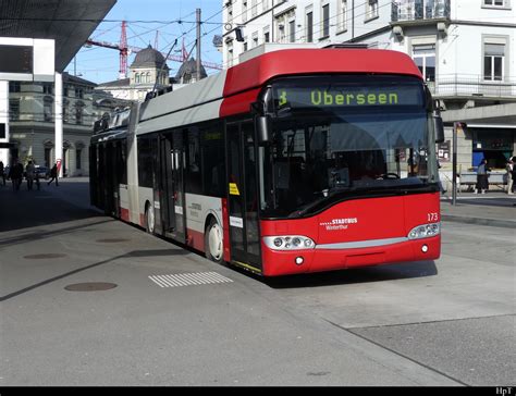 Stadtbus Winterthur Solaris Trolleybus Nr Unterwegs In Winterthur