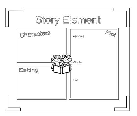 Story Elements Graphic Organizer Edrawmax Templates