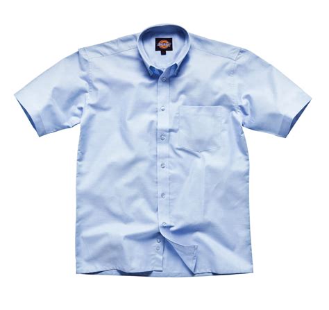 Dickies Men S Oxford Weave Shirt Short Sleeve WD150