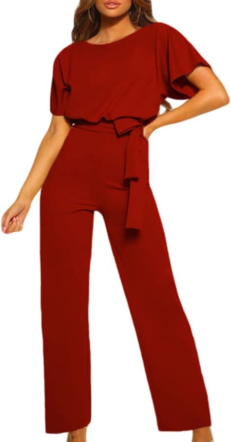 Amazon Dokotoo Jumpsuits For Women Casual Loose Batwing Sleeve