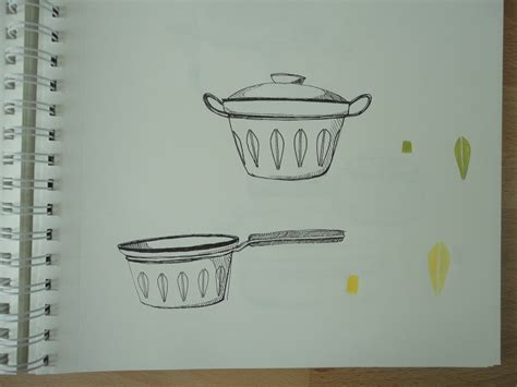 Pots And Pans Sketch at PaintingValley.com | Explore collection of Pots And Pans Sketch