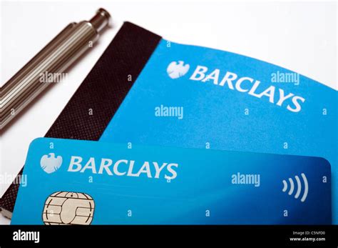 Barclays Debit Card And Cheque Book Stock Photo Alamy