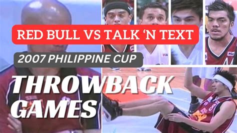 Talk N Text Vs Red Bull Barako Overtime Philippine Cup Pba