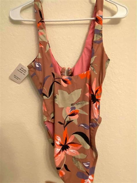 The Bikini Lab Pink Floral One Piece Swimsuits Bl F Gem