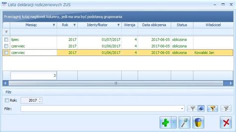 Deklaracje Zus Rozliczeniowe Baza Wiedzy Comarch Erp Altum Hr