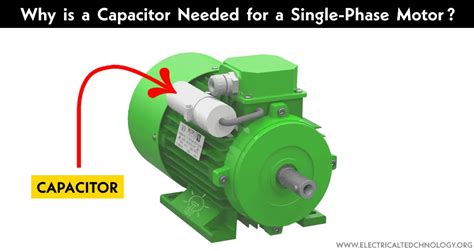 Why is a Capacitor Needed for a Single-Phase Motor?