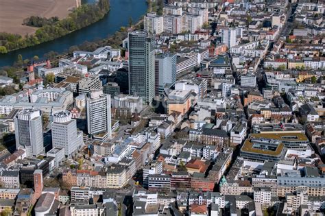 Luftbild Offenbach Am Main Stadtzentrum Im Innenstadtbereich Entlang Der Herrnstraße In