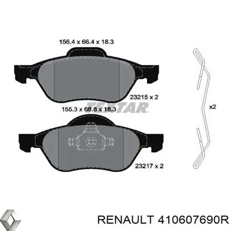 R Renault Rvi Pastillas De Freno Delanteras