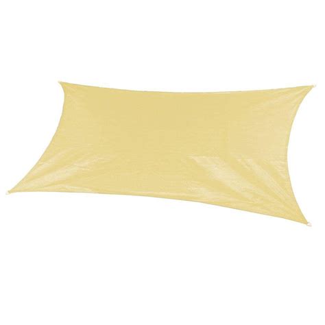 Coolaroo 18 Ft X 10 Ft Beige Rectangle Ultra Shade Sail 480080 The