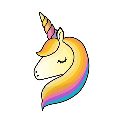 Cute Cartoon Unicorn isolated on png transparent background 15720710 PNG