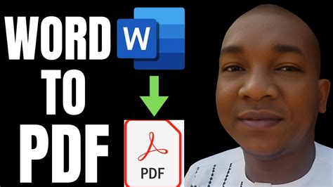 How To Convert Word To PDF In Laptop In 2024 Convert MS Word Document