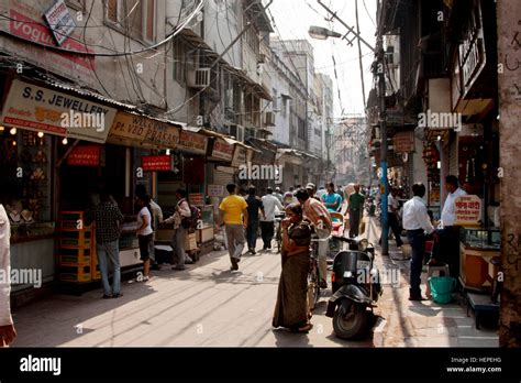 Chandni Chowk Market Stock Photo - Alamy