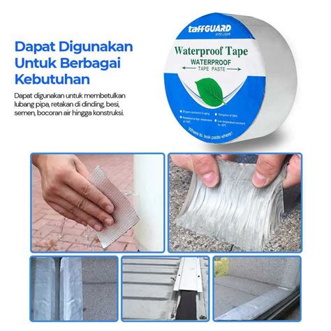 Jual Lakban Aluminium Foil Butyl 0 8 Mm 5cmx5meter Waterproof Panjang