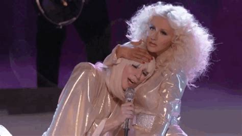 The 14 Best Moments From Christina Aguilera And Lady Gaga S Duet On The