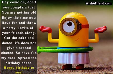 Funny Birthday messages