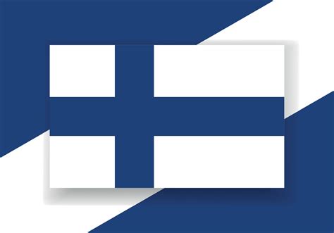 Vector Finland Flag. Country flag design. Flat vector flag. 21569099 Vector Art at Vecteezy