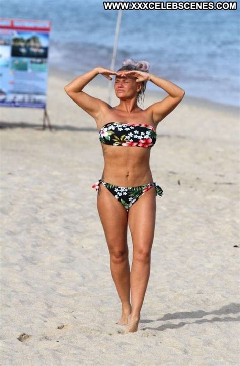 Kerry Katona The Beach Beach Paparazzi Babe Bikini Beautiful Thailand