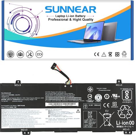 Amazon Sunnear L C Pf Laptop Battery Replacement For Lenovo