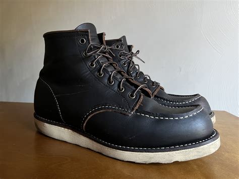 Red Wing MOC TOE BOOT 8849 BLACK PRAIRIE LEATHER | Grailed