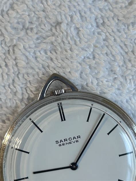 Rare Mm Sarcar Geneve Jewels Wind Up Pocket Watch Swiss Etsy