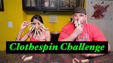 The Clothespin Challenge Chris And Nima Youtube