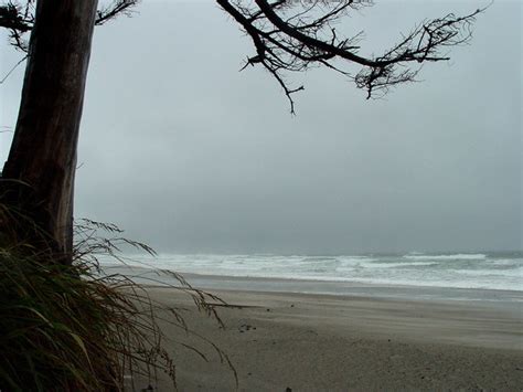 Oregon Coast Rainy Grey Day On The Oregon Coast South Of Flickr