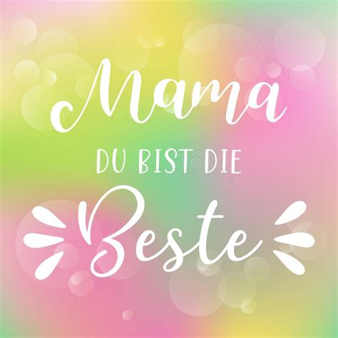 Mama Du Bist Die Beste Stock Illustrations – 6 Mama Du Bist Die Beste ...