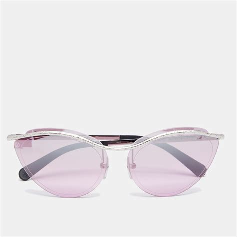 Louis Vuitton Pink Rimless Thelma And Louise Cat Eye Sunglasses Shopstyle