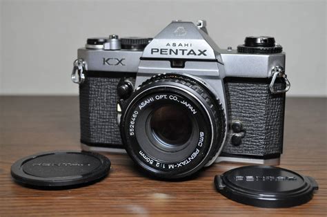 【傷や汚れあり】★ジャンク品★ Asahi ペンタックス Pentax Kx Smc Pentax M 50mm F2 フィルム一眼レフ