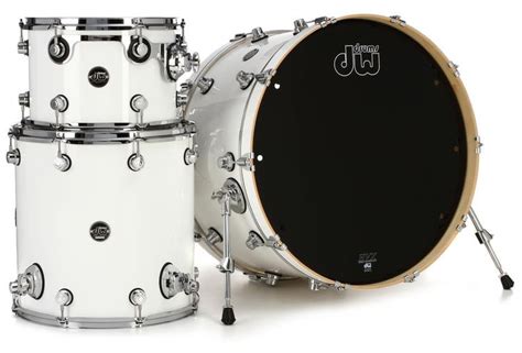 Dw Performance Series 3 Piece Shell Pack Gloss White Finishply 14 X24 Sweetwater