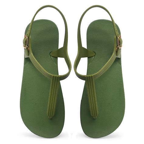 Caribbean Ladies Sandals: Giselle Sandals (Olive Green) | Shopee ...