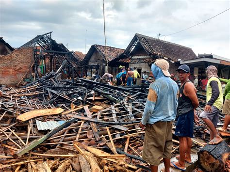 Rumah Warga Di Blora Ludes Terbakar Motor Hangus