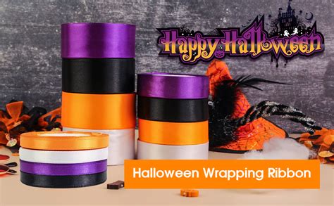 Amazon Rolls Yards Halloween Ribbons Inch Wide Polyester