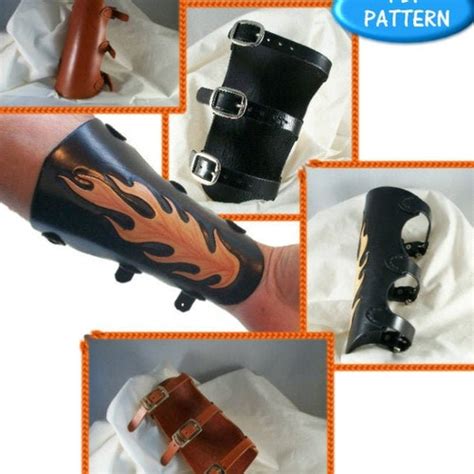 PATTERN Archery Arm Guard PDF Pattern for Leather | Etsy