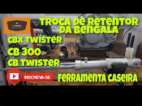 Ferramenta caseira para desmontar bengala e instalação de retentor