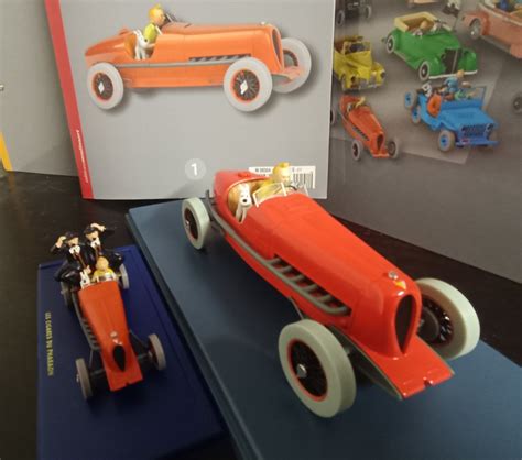 Tintin Model Cars Le Bolide Rouge Du Cigare Des