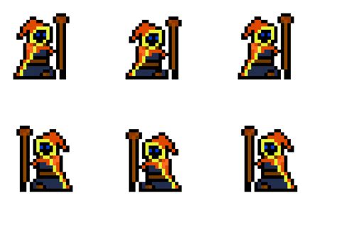 Simple 2d Mage Sprite Sheet By Mackieftw D8g6gjm By Ughilike On Deviantart